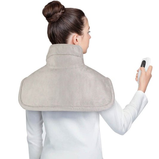 Large Weighted Heating Pad for Neck and Shoulders DailySale