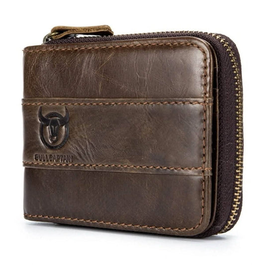 Leather Tri-Fold Anti-Magnetic Vintage 11 Card Slot Men's Wallet DailySale