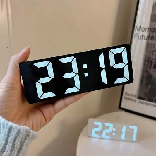 LED Digital Alarm Clock with Dual Alarms, Voice Control and more DailySale