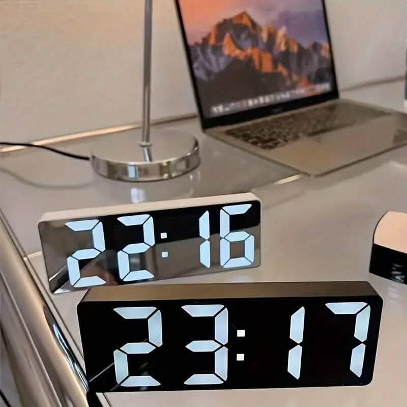 LED Digital Alarm Clock with Dual Alarms, Voice Control and more DailySale
