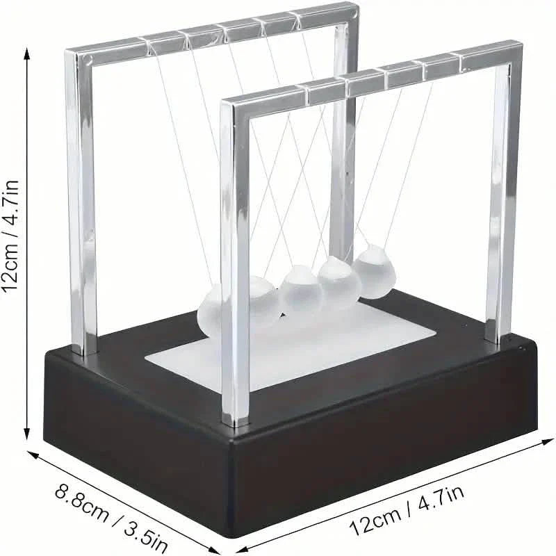 LED Light Up Pendulum Perpetual Fun Science Physics Learning Balance Balls Desk Toys DailySale