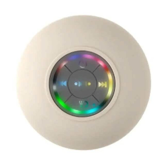 LED Portable Wireless Rechargeable Suction Bathroom Speaker DailySale