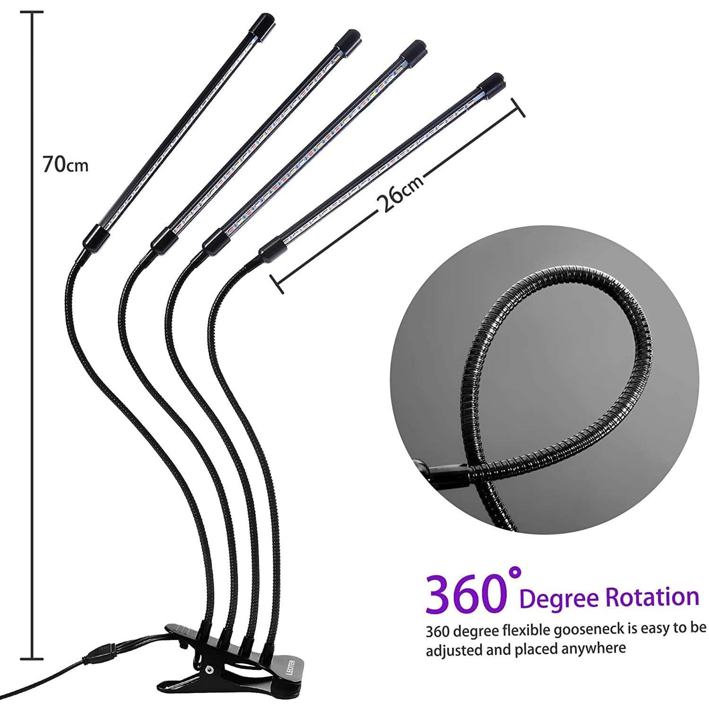 LEOTER Grow Light for Indoor Plants DailySale