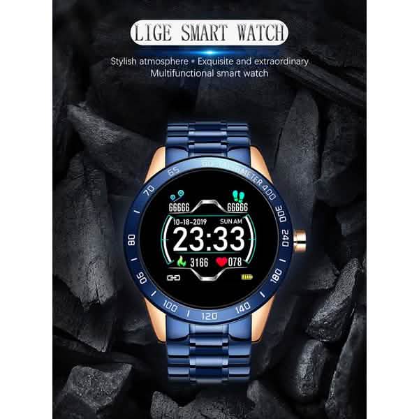 LIGE Steel Band Smart Watch DailySale