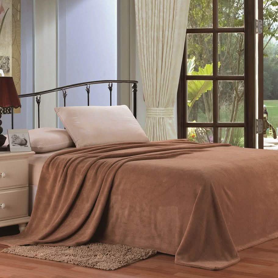 Lightweight and Soft Solid Blankets DailySale