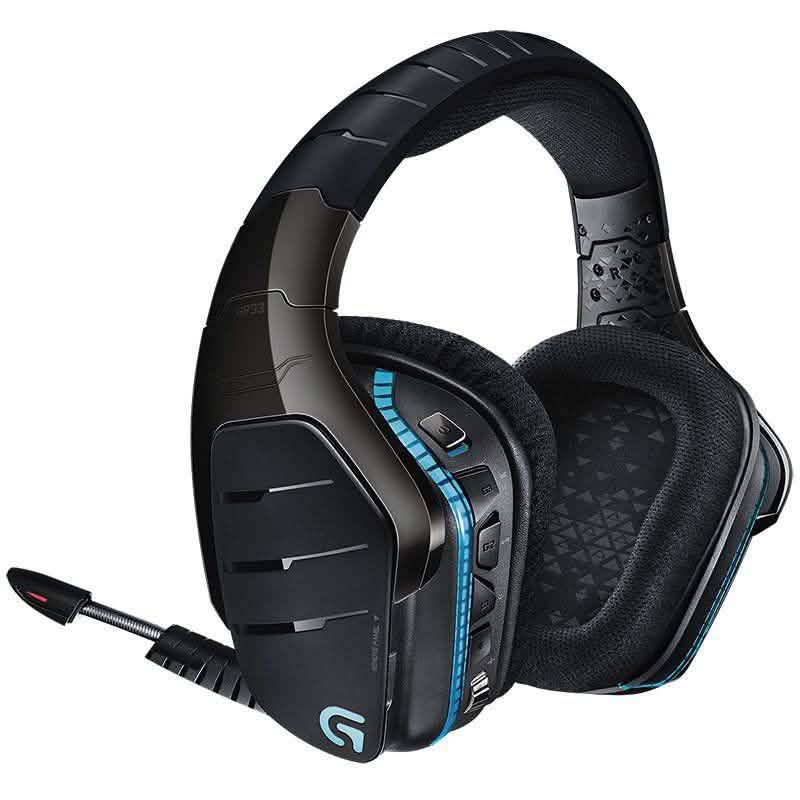 Logitech G933 Artemis Spectrum RGB 7.1 Surround Sound Wireless Gaming Headset (Refurbished) DailySale