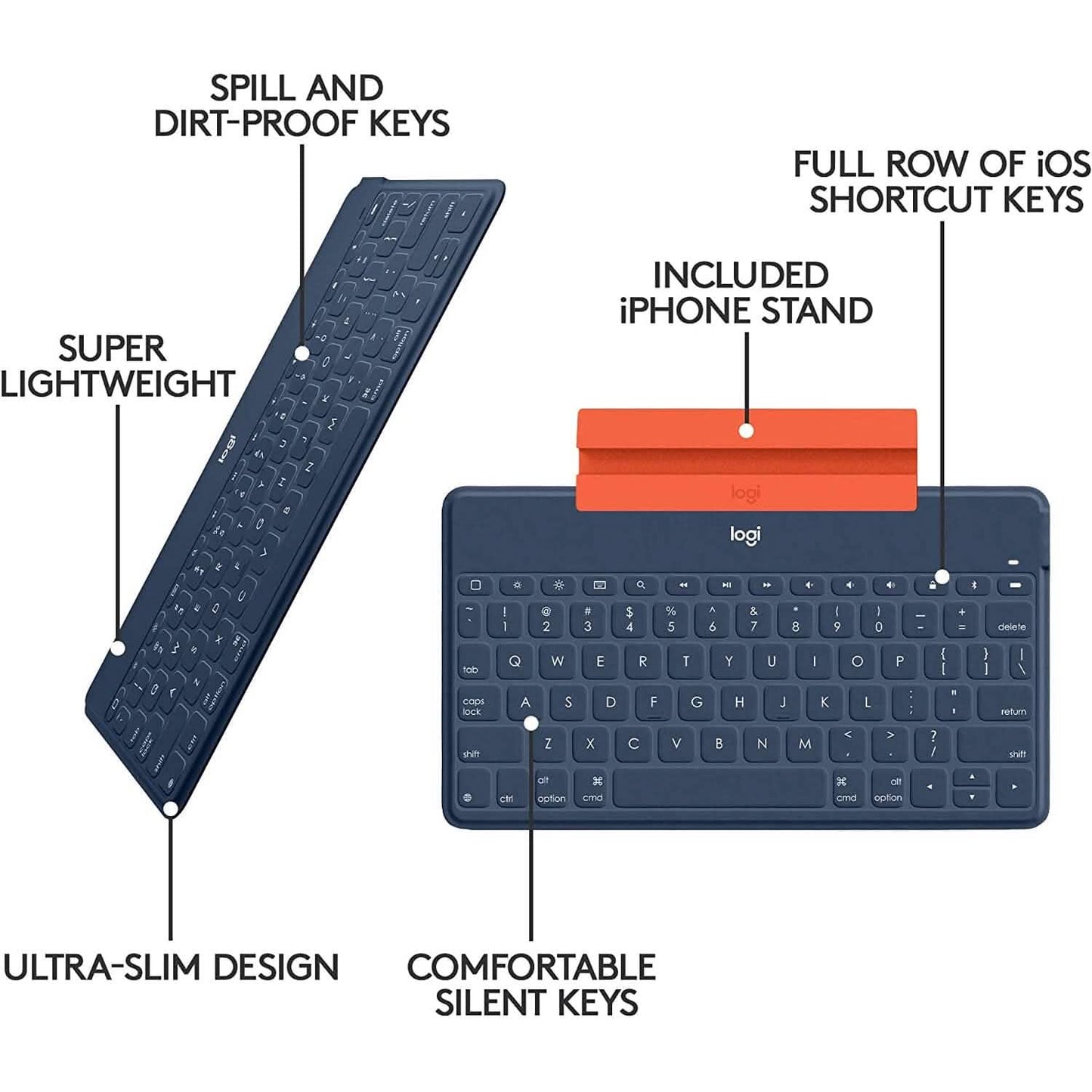 Logitech Keys-to-Go Super-Slim and Super-Light Bluetooth Keyboard DailySale