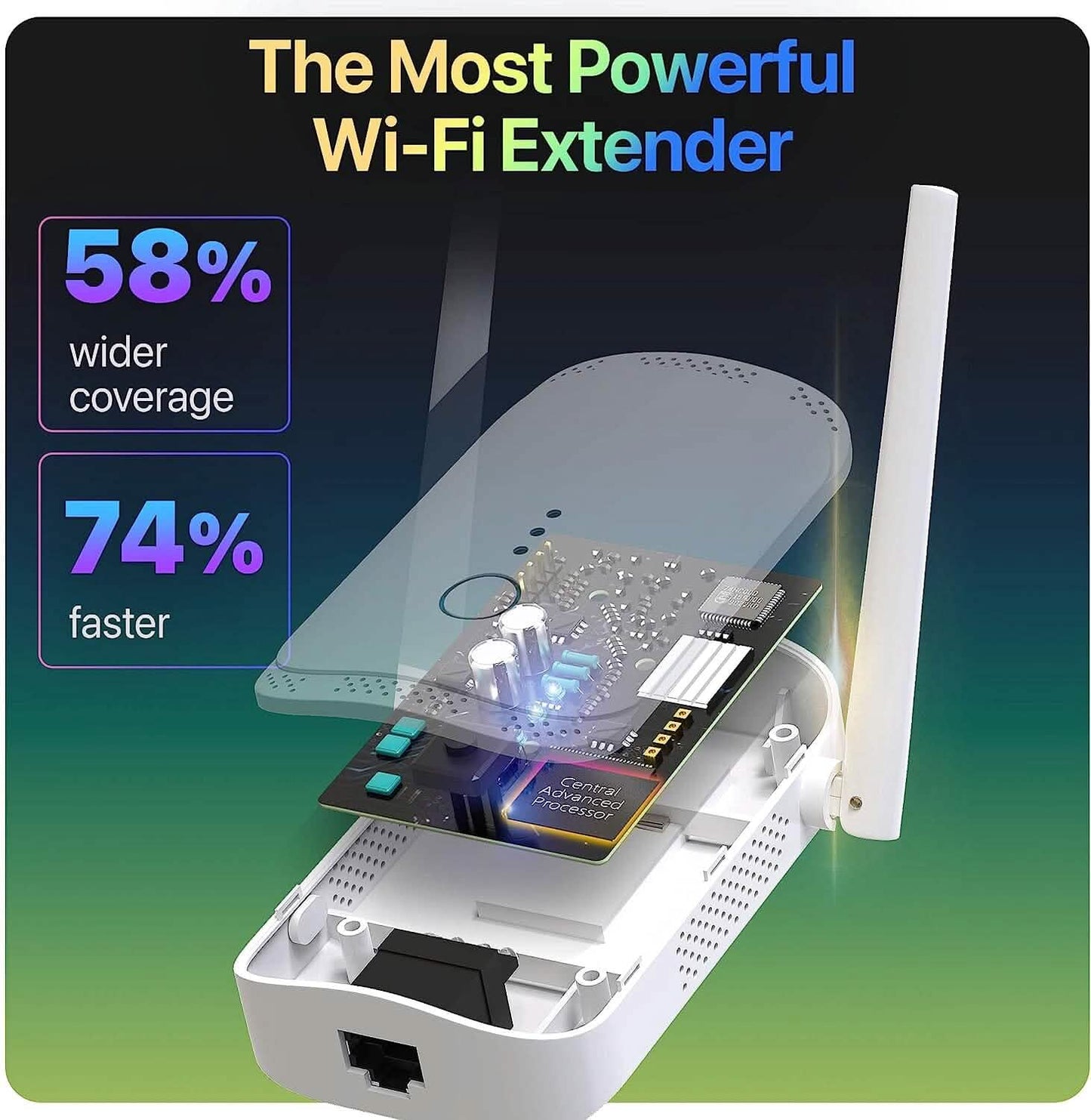 Macard WiFi Extender Booster - 2023 Release Up to 74% Faster (Refurbished) DailySale
