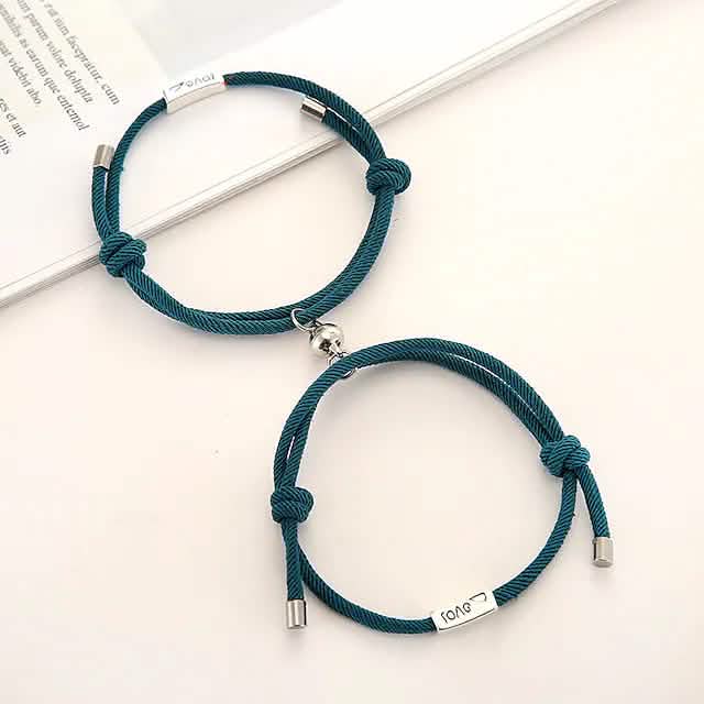 Magnetic Adjustable Simple Rope Couple Bracelet DailySale