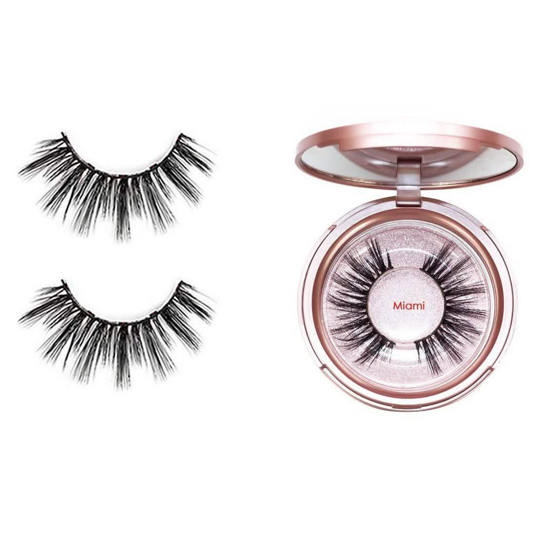 Magnetic Eyeliner with 3D Magnetic Eyelashes & Tweezers Kit DailySale