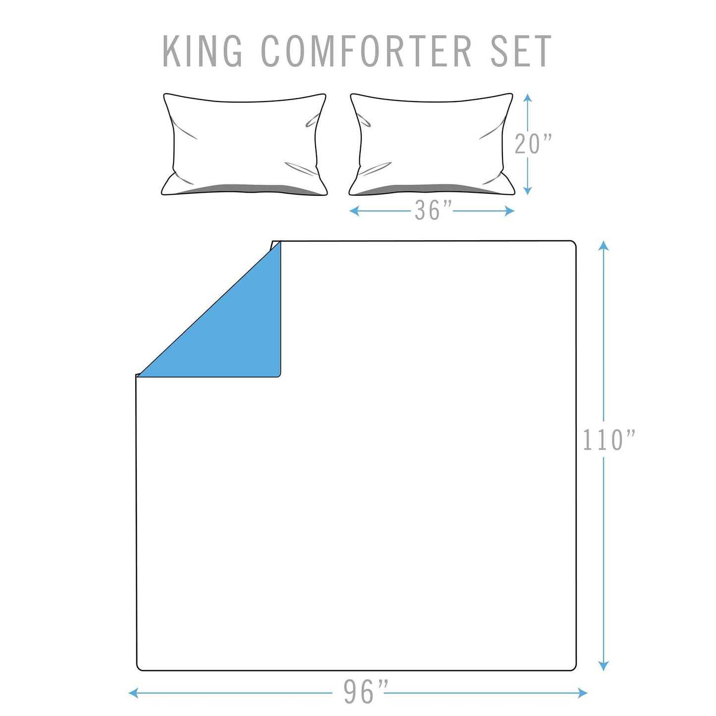 Marble Reversible Comforter Set DailySale