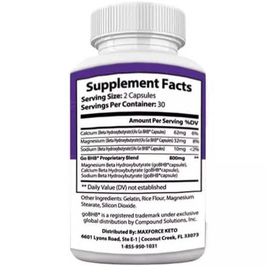 Max Force Keto 60 Count DailySale