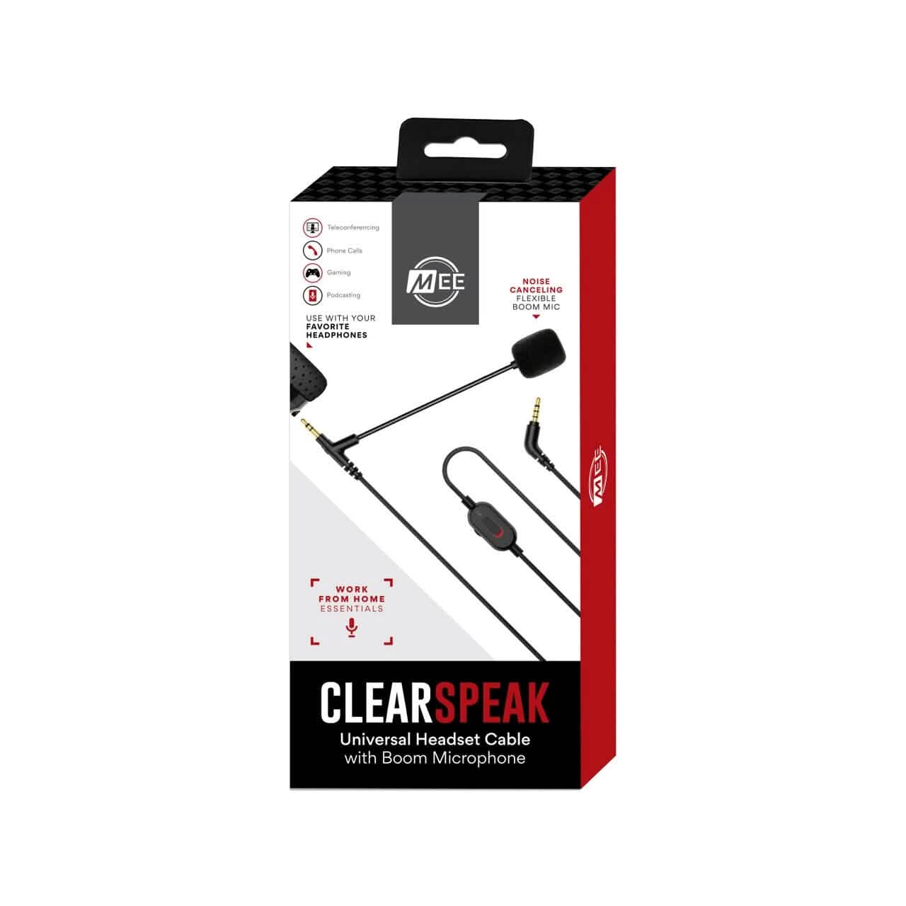 MEE audio Clearspeak Universal Headset Cable With Boom Microphone DailySale
