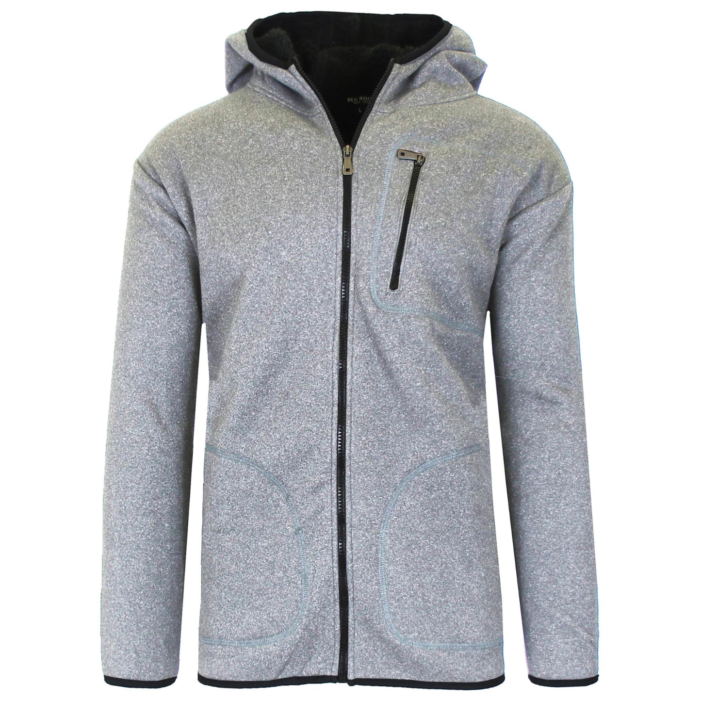 Men's Heavyweight Tech Sherpa Full-Zip Hoodie DailySale