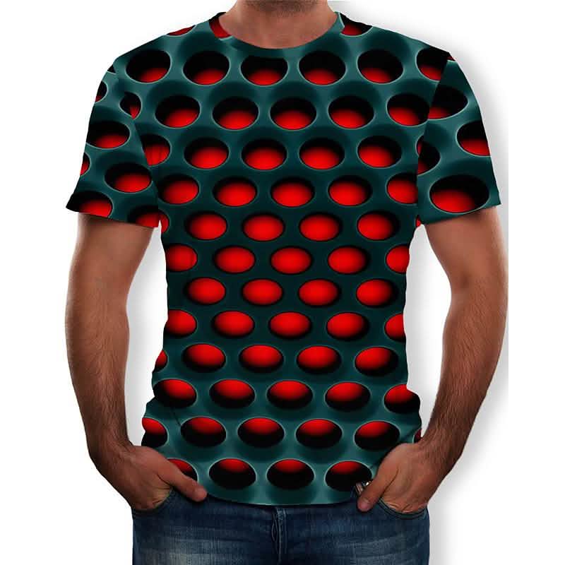 Men's Optical Illusion Plus Size Shirt DailySale