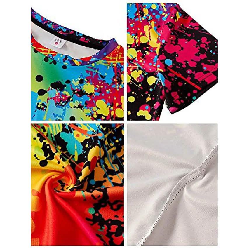 Men's T-shirt 3D Print Print Short Sleeve Going out Tops Streetwear DailySale