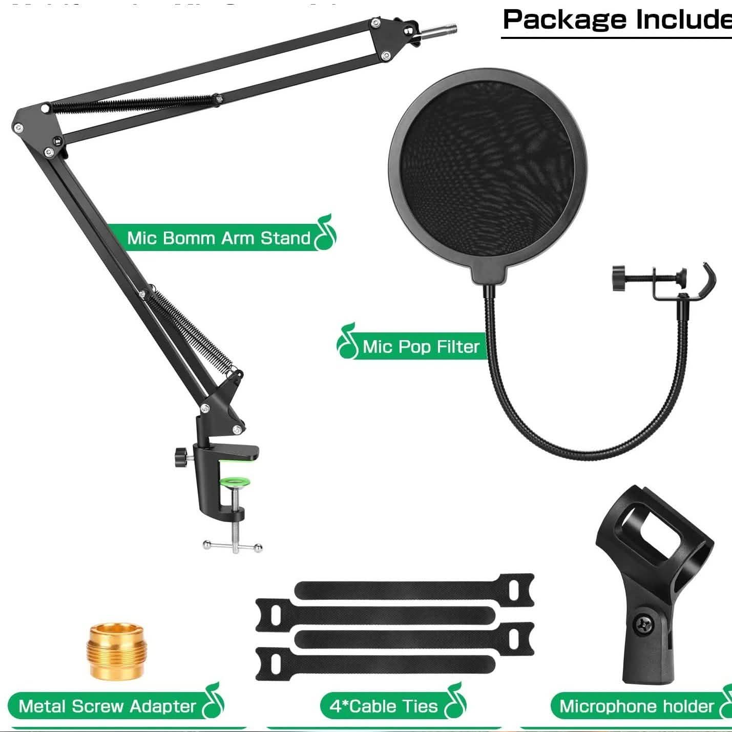 Microphone Arm Stand with Mic Boom Arm Stand DailySale