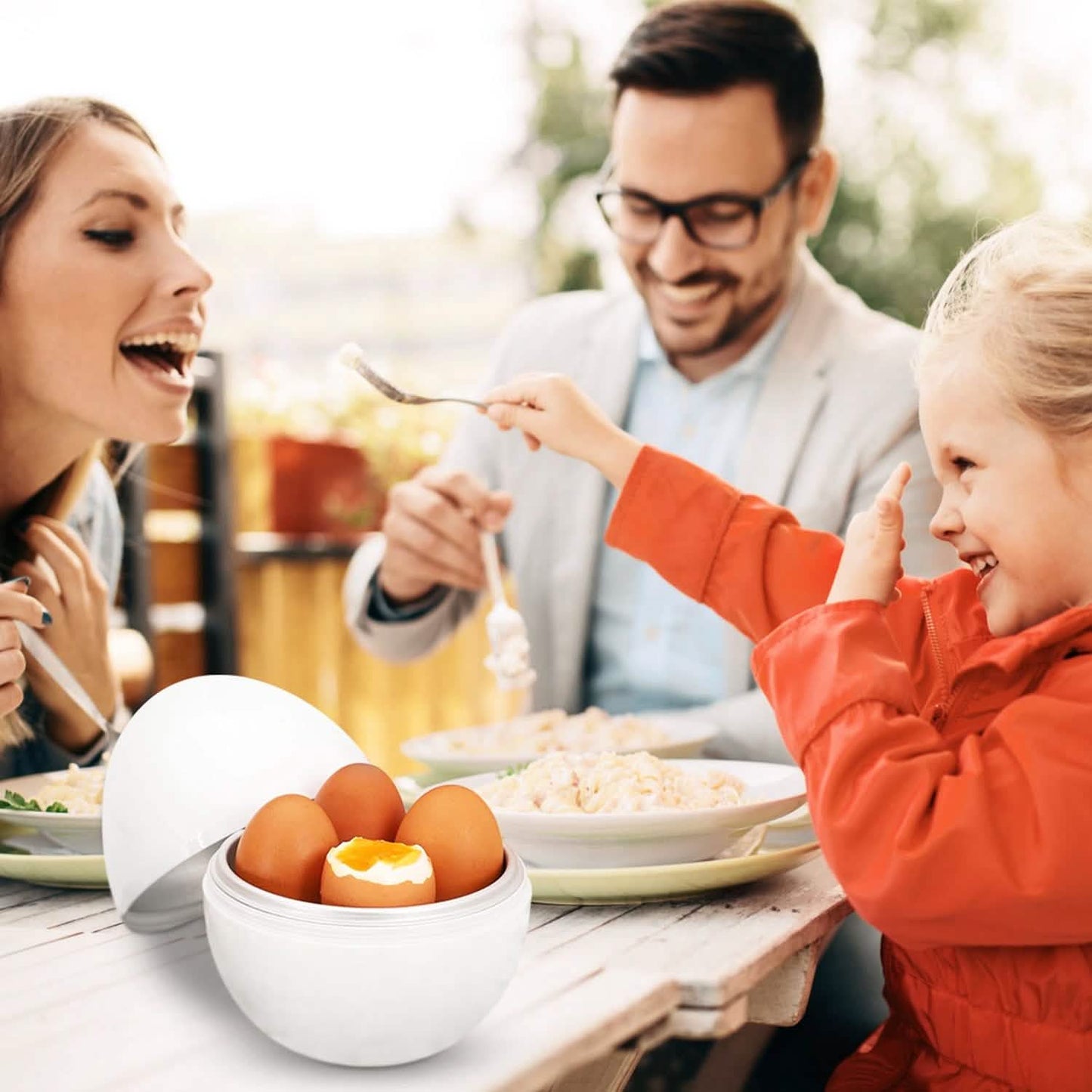 Microwave Egg Broiler Cooker Up to 4 Eggs DailySale