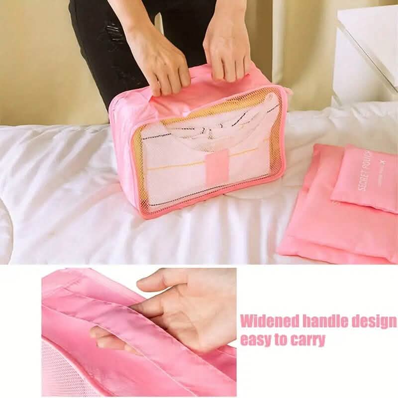 Minimalist Solid Color Versatile Luggage Bag Set DailySale