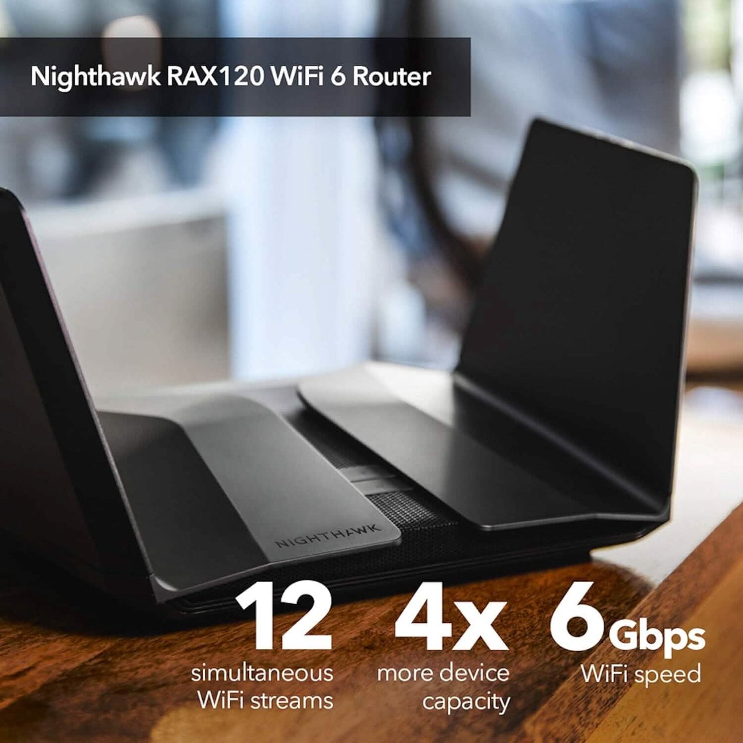 NETGEAR Nighthawk WiFi 6 Router RAX120 (Refurbished) DailySale