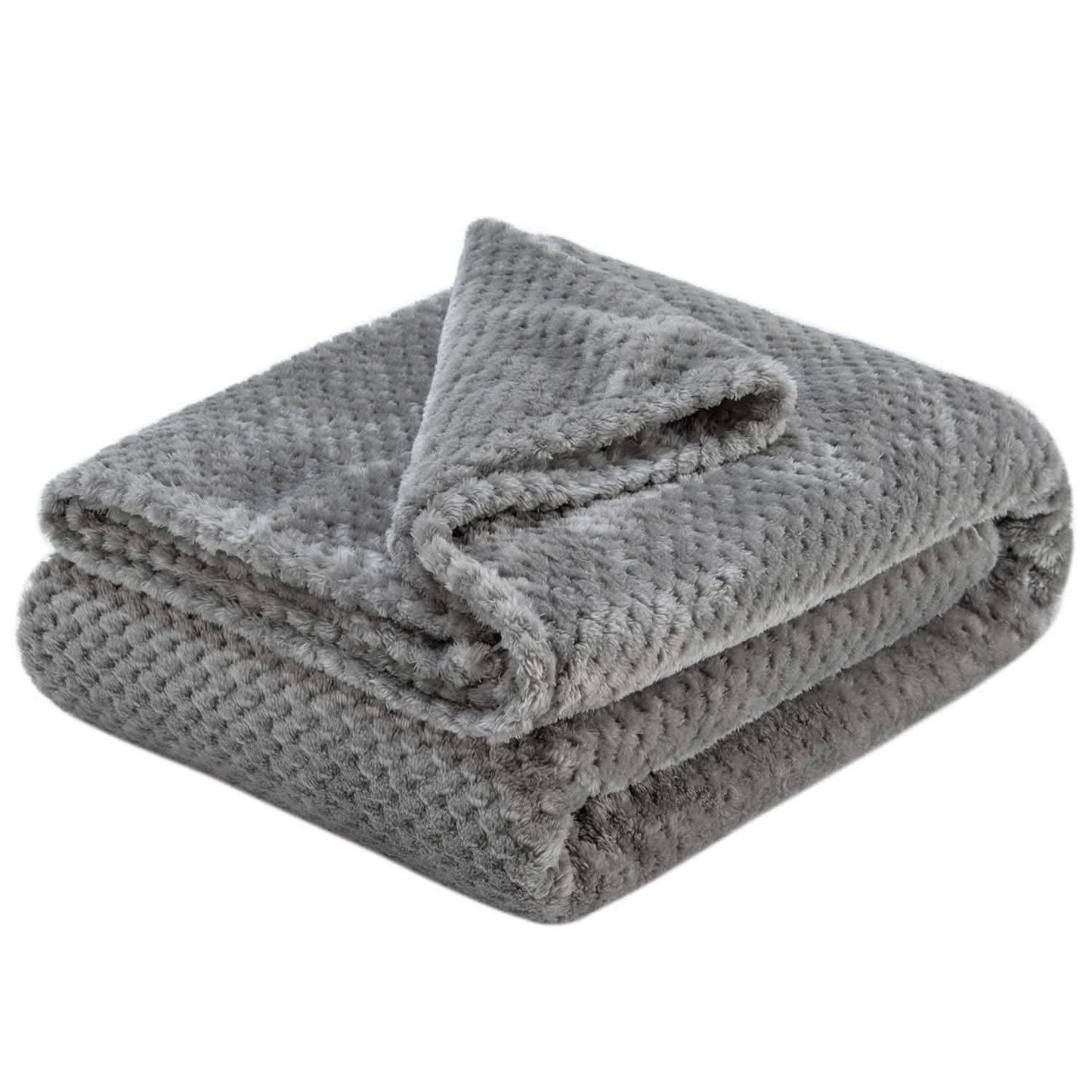 Noble House Solid Color Popcorn Microfiber Blanket DailySale