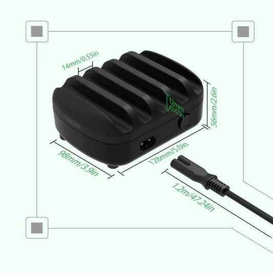 NTONPOWER Smartphone Charging Station 5 USB Ports Dock & Organizer DailySale