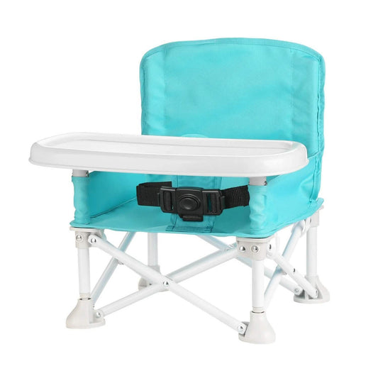 ODOLAND Folding Portable Travel High Chairs Booster Seat with Tray for Baby Infant DailySale