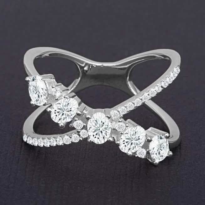 Oval Design Mini X Ring DailySale