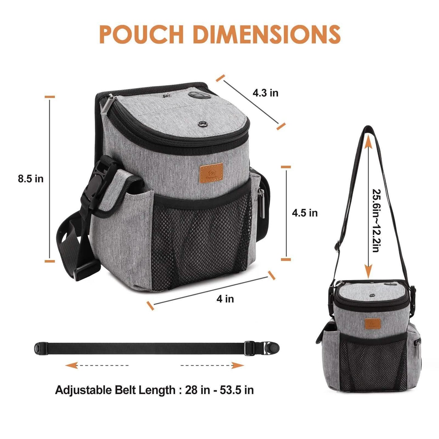 Ownpets Dog Treat Training Pouch Pockets Crossbody Bag DailySale