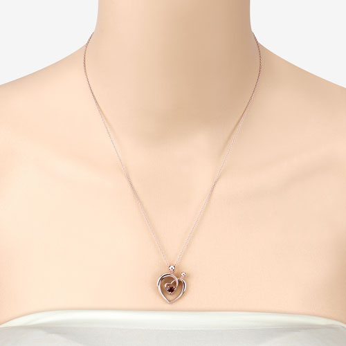 0.32 Carat Genuine Garnet .925 Sterling Silver Pendant Bids.com