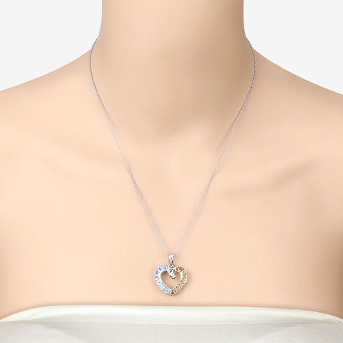 0.84 Carat Genuine Swiss Blue Topaz .925 Sterling Silver Pendant Bids.com