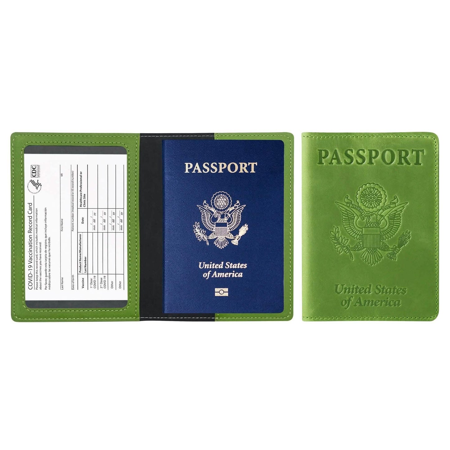 Passport Holder with Vaccination Card Protector DailySale