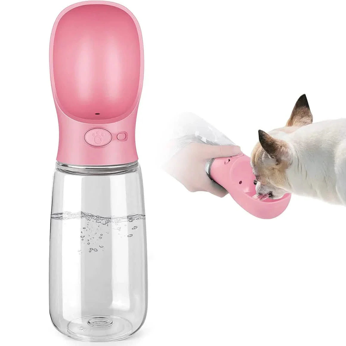 Pedy Portable Dog Water Bottle 19 oz with Bowl Dispenser DailySale