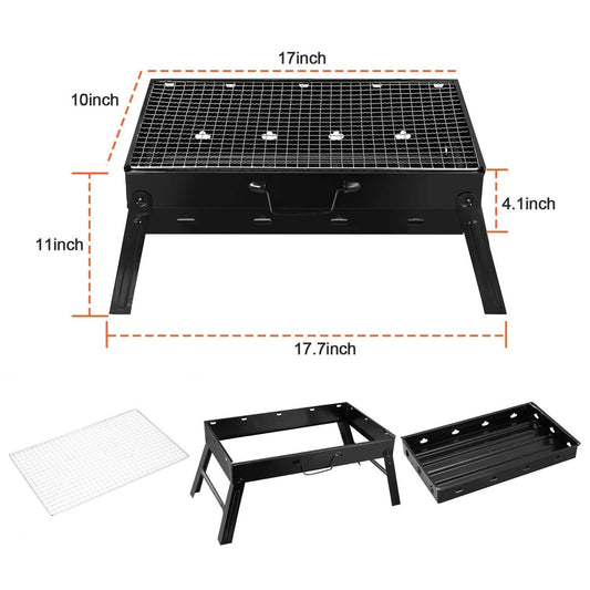 Portable Barbecue Grill Foldable Charcoal DailySale