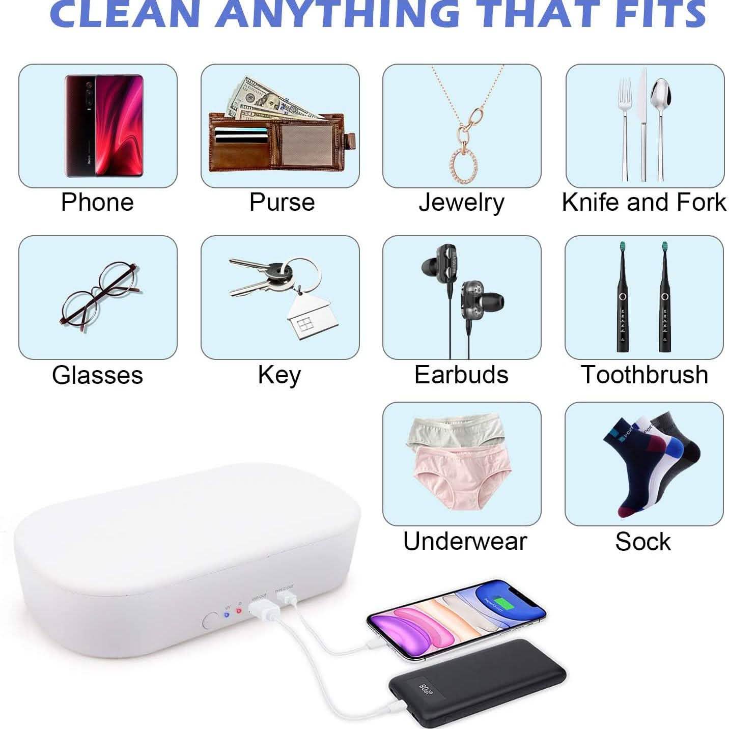 Portable Cell Phone Cleaner Case with Type-C Charging OD-KFXX001 DailySale