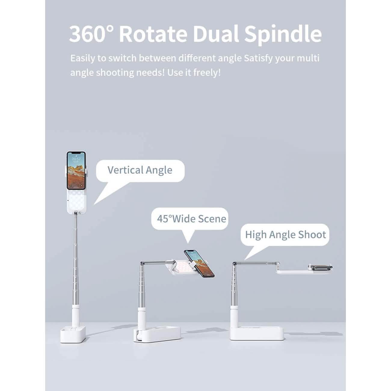 Portable Phone Holder with LED Dimmable Light DailySale