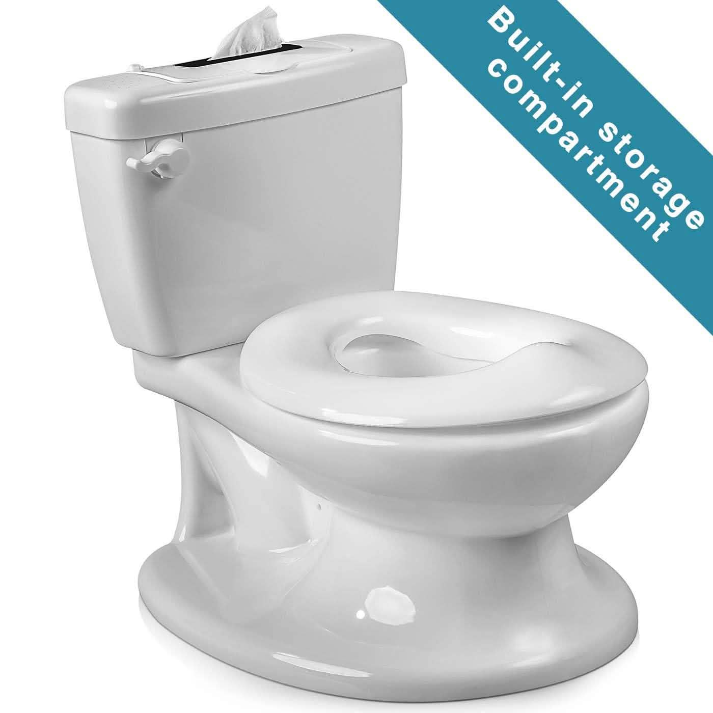 Potty Training Seat Toilet Chair for Toddler with Removable Bowl and Wipe Dispenser DailySale