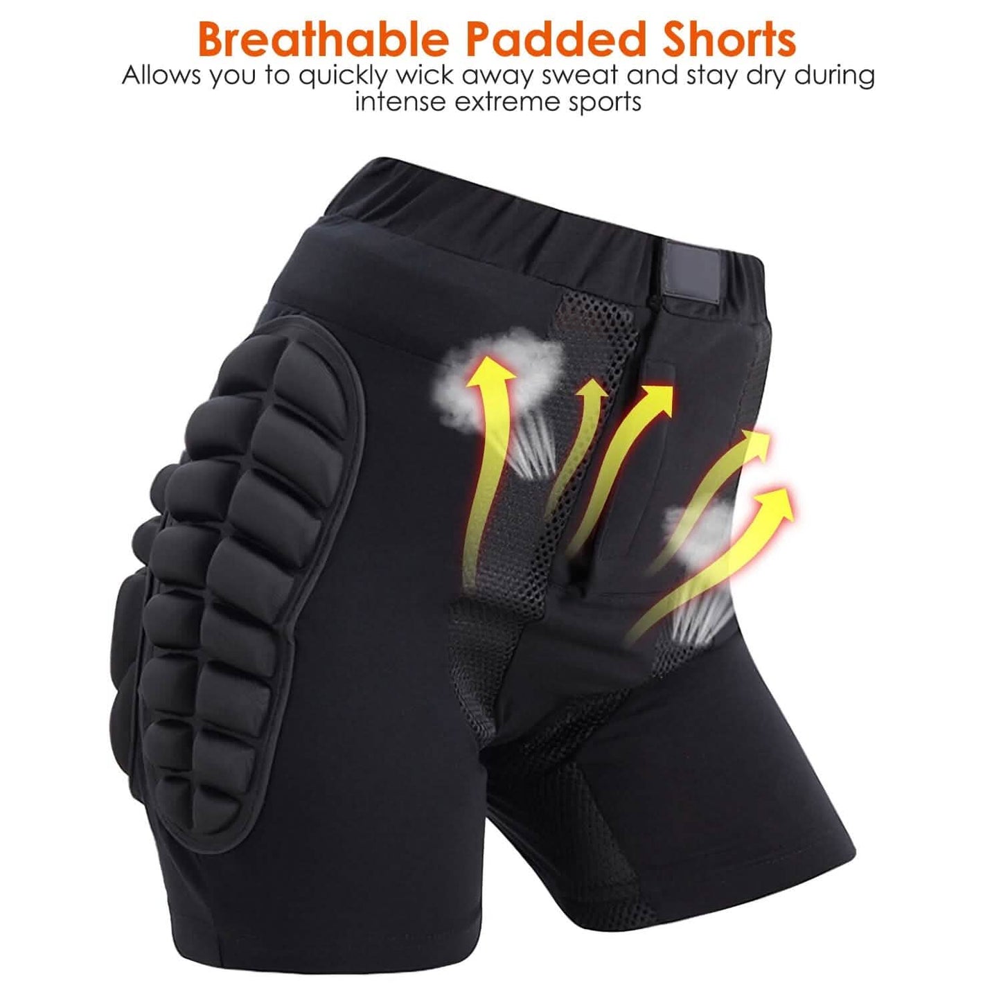 Protective Shorts for Skiing Snowboarding Skating Skateboarding DailySale