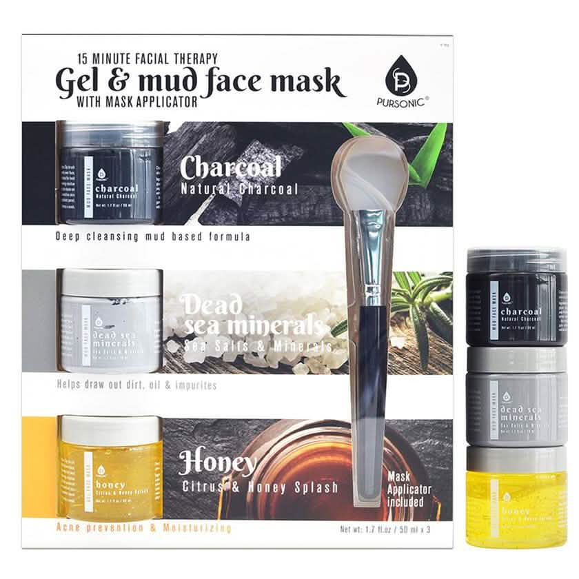 Pursonic 15-Minute Facial Therapy Gel & Mud Face Mask DailySale