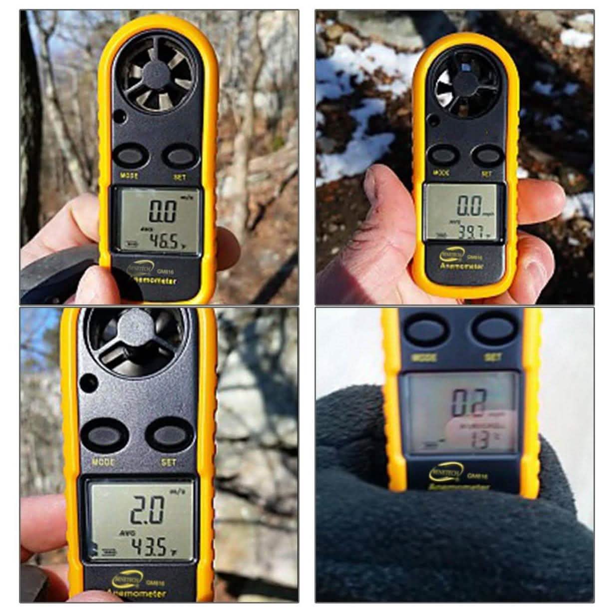 Qotone GM816 Digital Anemometer Wind-Speed Gauge Meter DailySale