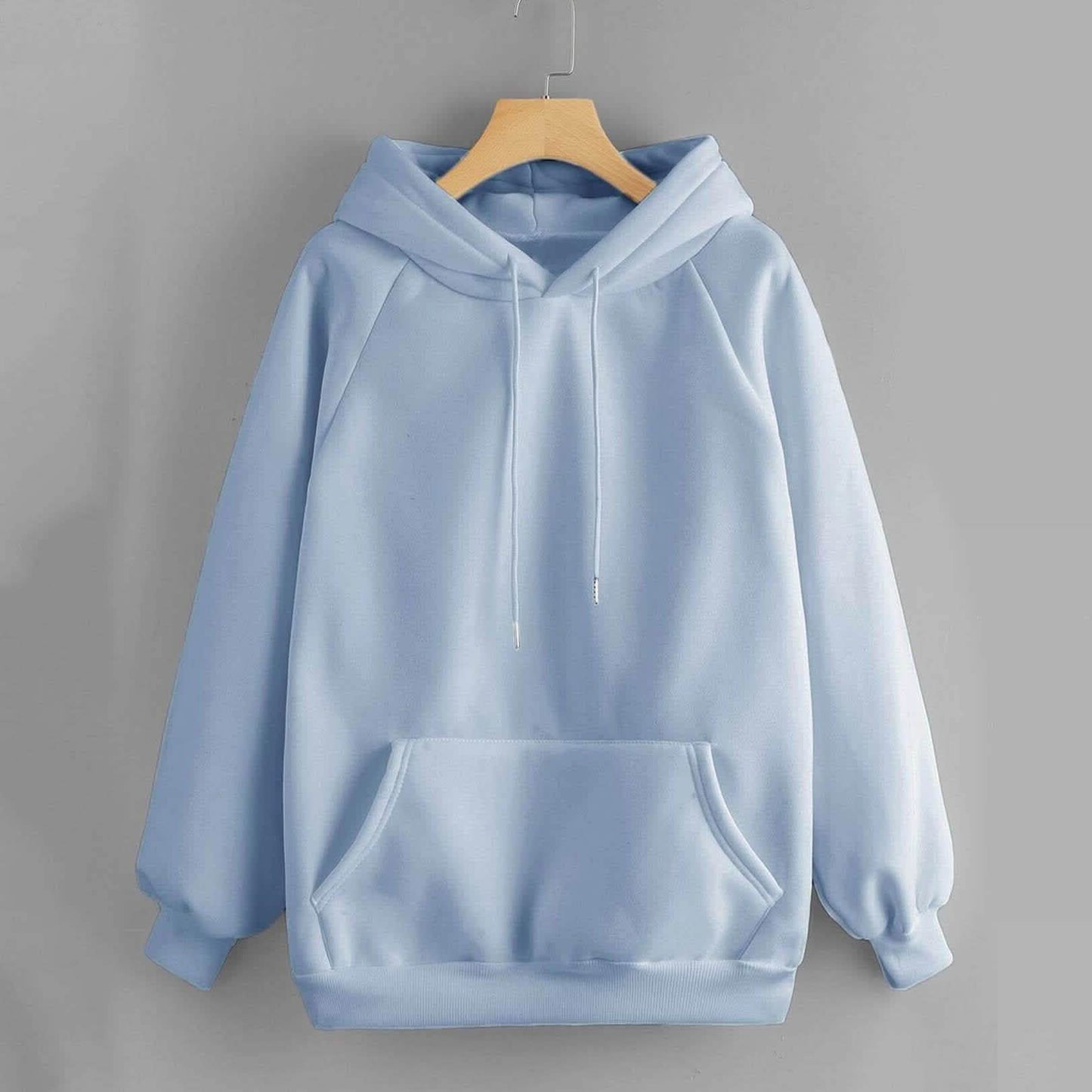 Raglan Sleeve Kangaroo Pocket Hoodie DailySale