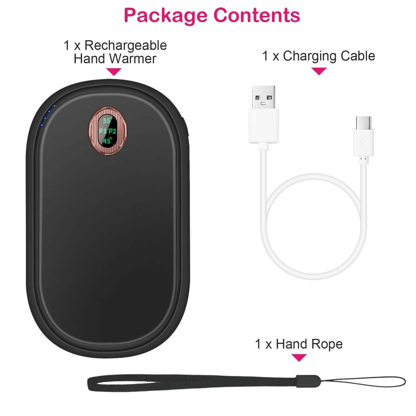 Rechargeable Hand Warmer Electric Hand Heater DailySale