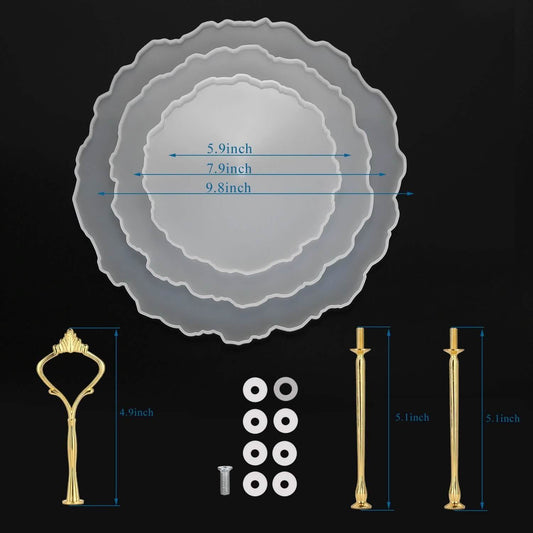 Resin Casting 3-Tier Cake Stand DailySale
