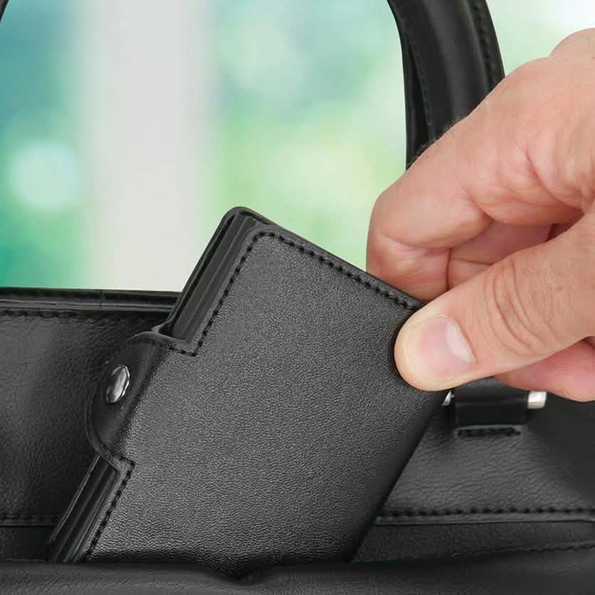 RFID-Blocking Cascading Quick Card Wallet DailySale