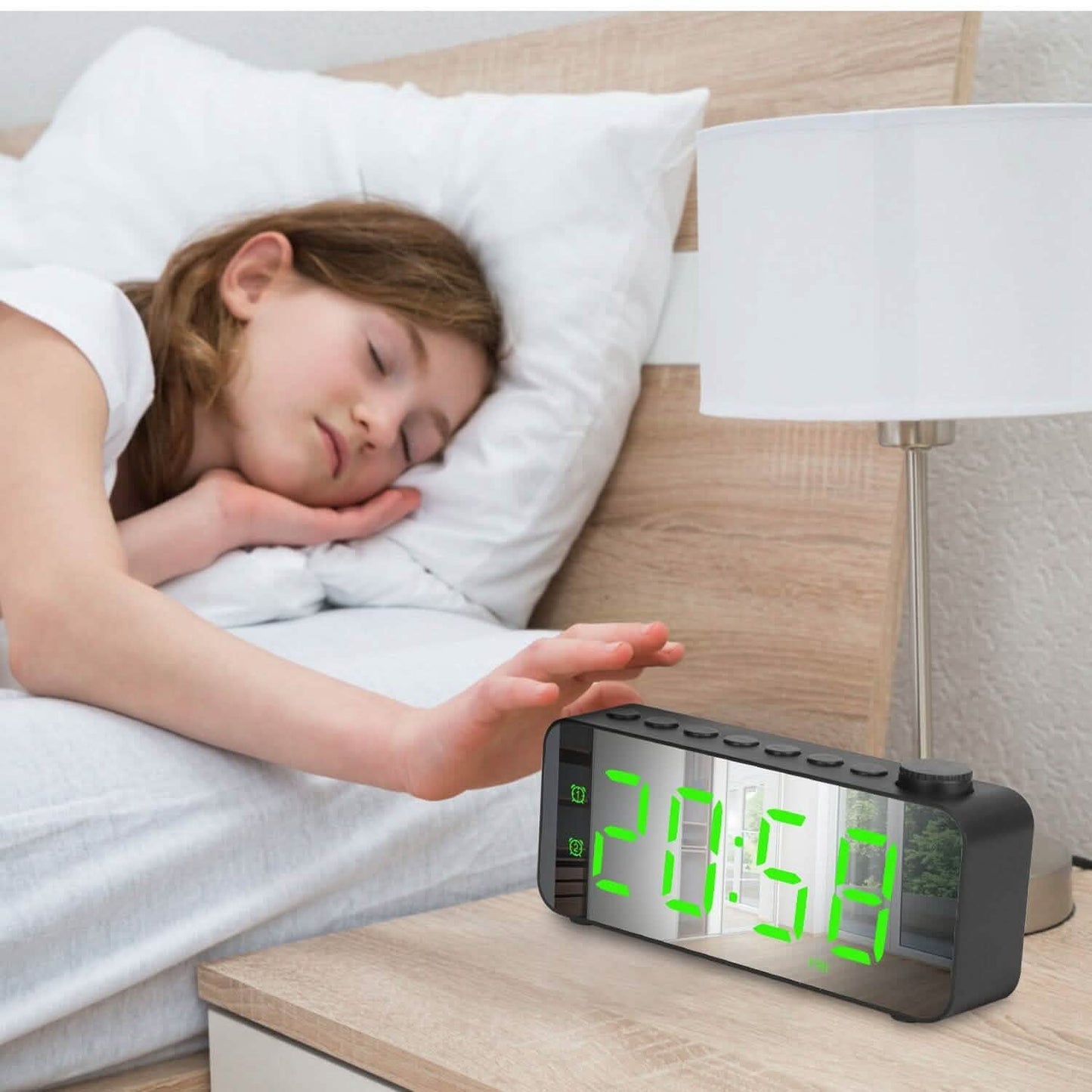 RGB Color LED Digital Alarm Clock DailySale
