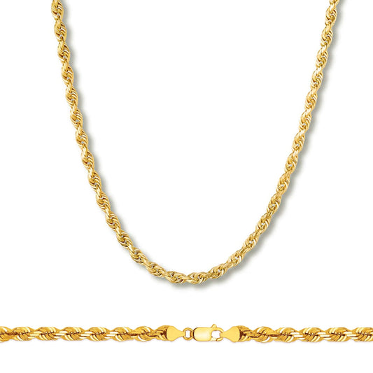 Rope Chain in Yellow Gold - 4mm DailySale