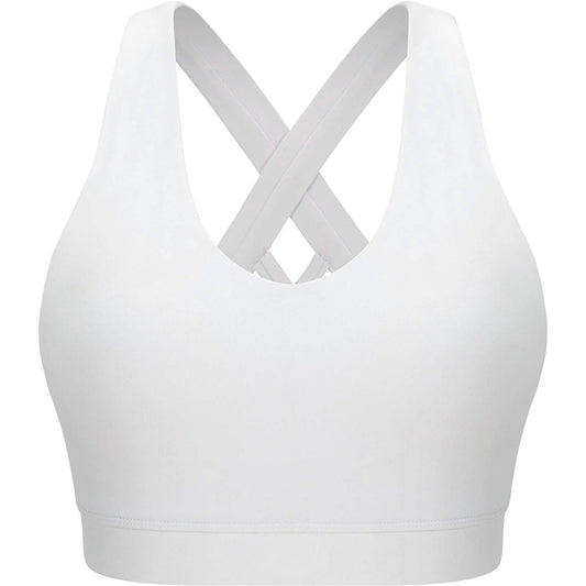 RUNNING GIRL Criss-Cross Back Padded Strappy Sports Bra DailySale