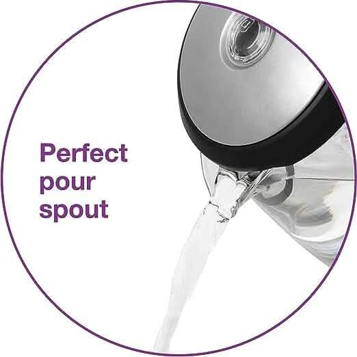 Salton Cordless Electric Glass Kettle DailySale