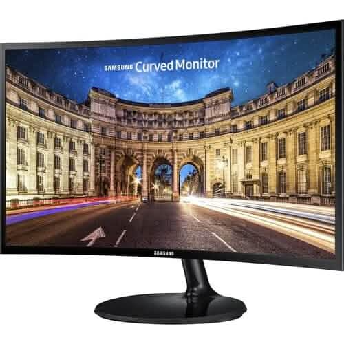 Samsung CF390 27" 16:9 Curved LCD FHD 1920x1080 Curved Desktop Black Monitor (Refurbished) DailySale