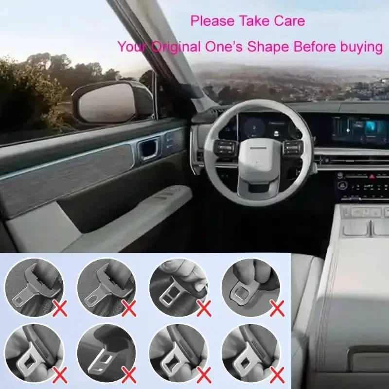Seat Belt Extension Plug Buckle Adjustable Car Seat Belt Extender Cover DailySale